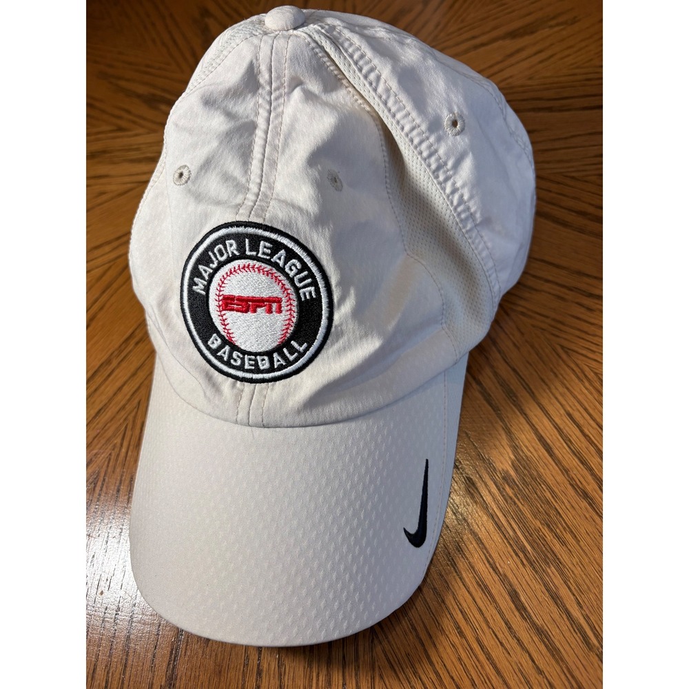 Nike Major League Baseball MLB Patch Cap Hat Tan Adjustable Golf NikeGolf